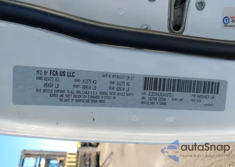 2018 Dodge Charger R/T Scat Pack Rwd z USA, uszkodzony, nr VIN 2C3CDXGJ9JH167211